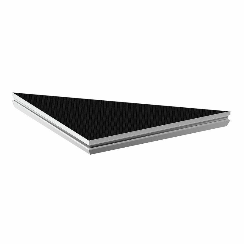 Global Truss GT Stage Deck 1 x 1m Hexa Right Angle Triangle Stage Platform - GL6091