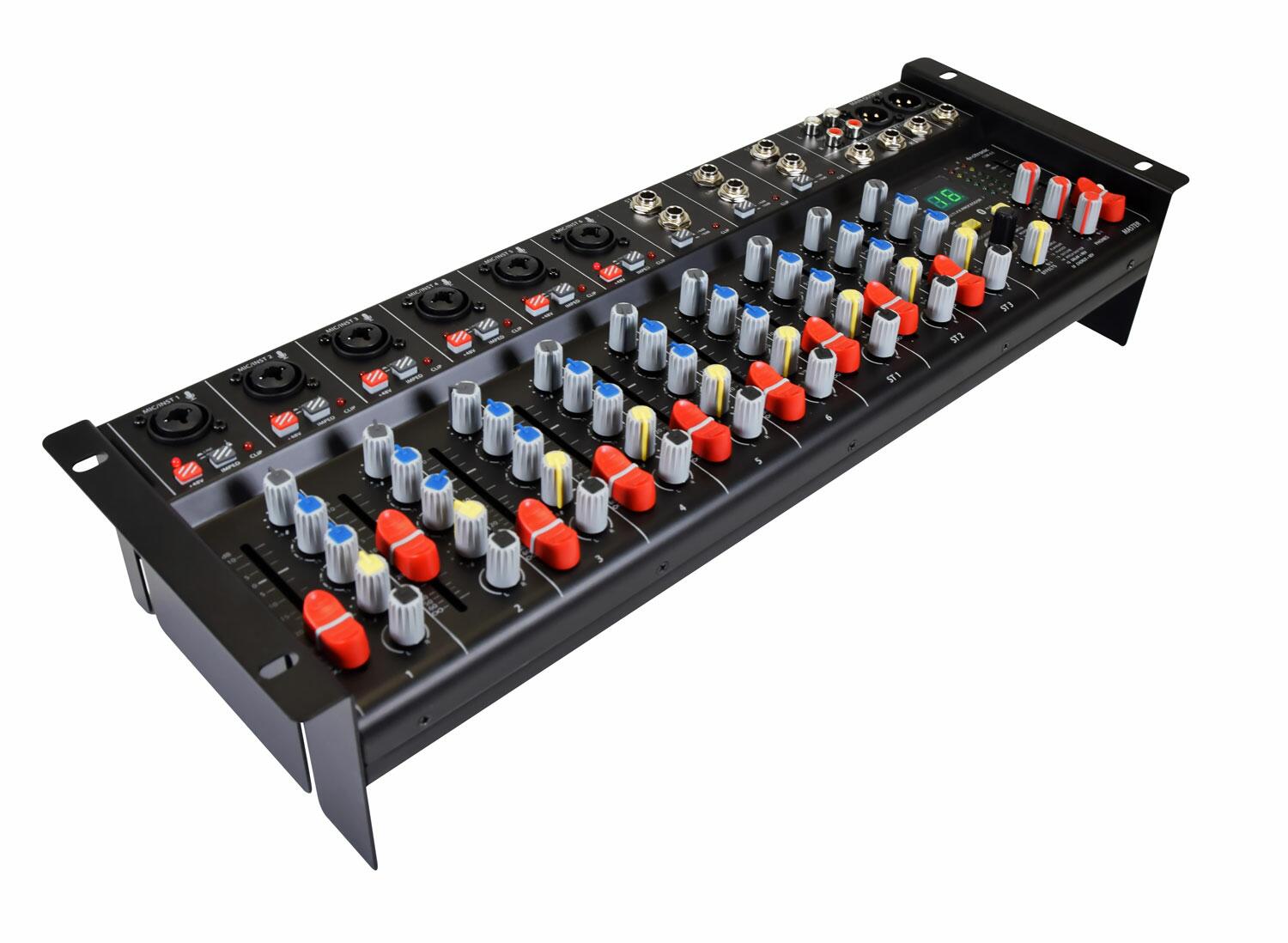 Citronic CSR-63 Rack-mountable Mixer 9 Channel with DSP+BT 170.809UK