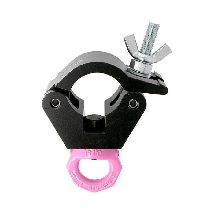 Doughty T57204 Hanging Clamp With Pink Eye (750 Kg) - Black