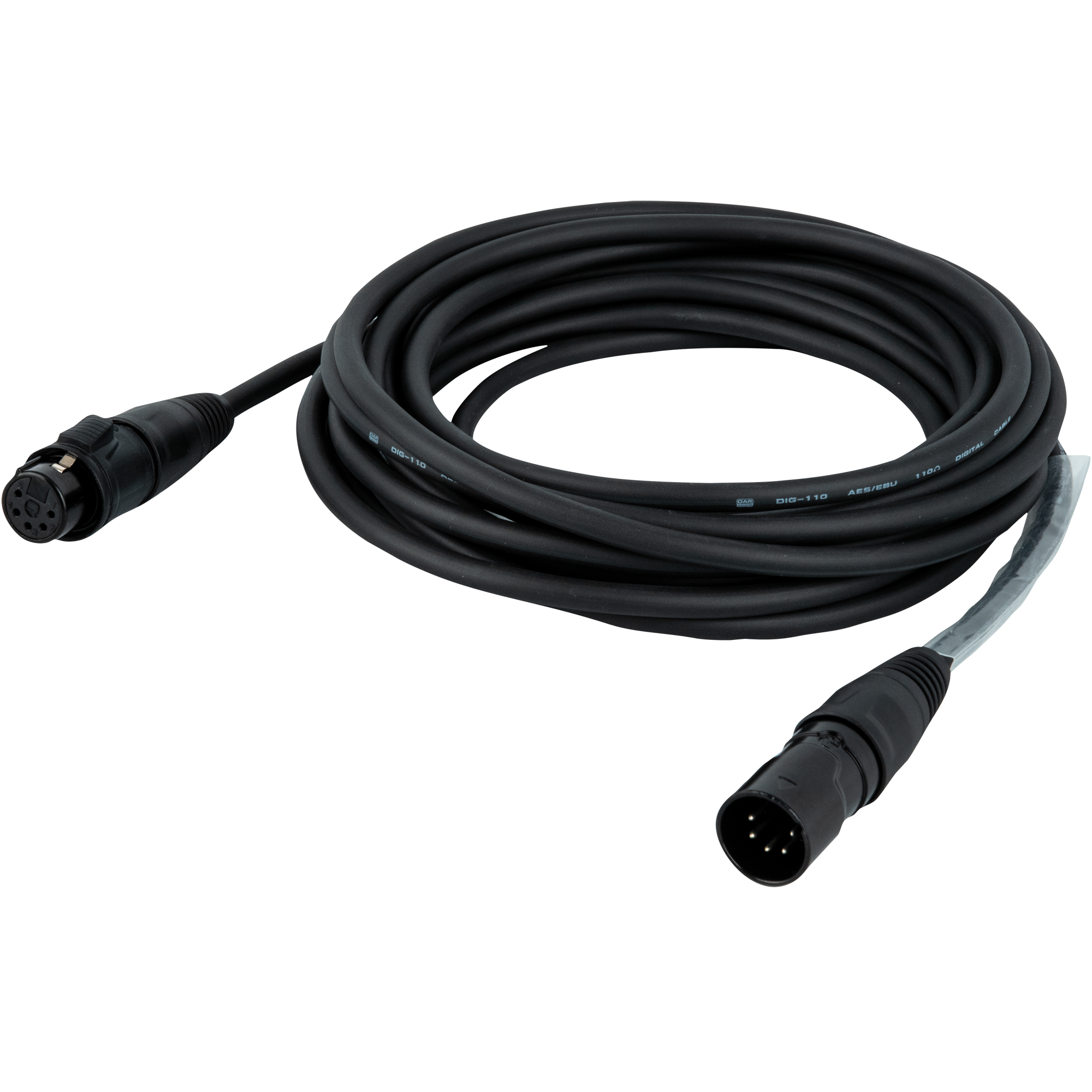 DAP FLR75 - DMX/AES-EBU 5 Pin IP65 Rean DMX Lead - 10M