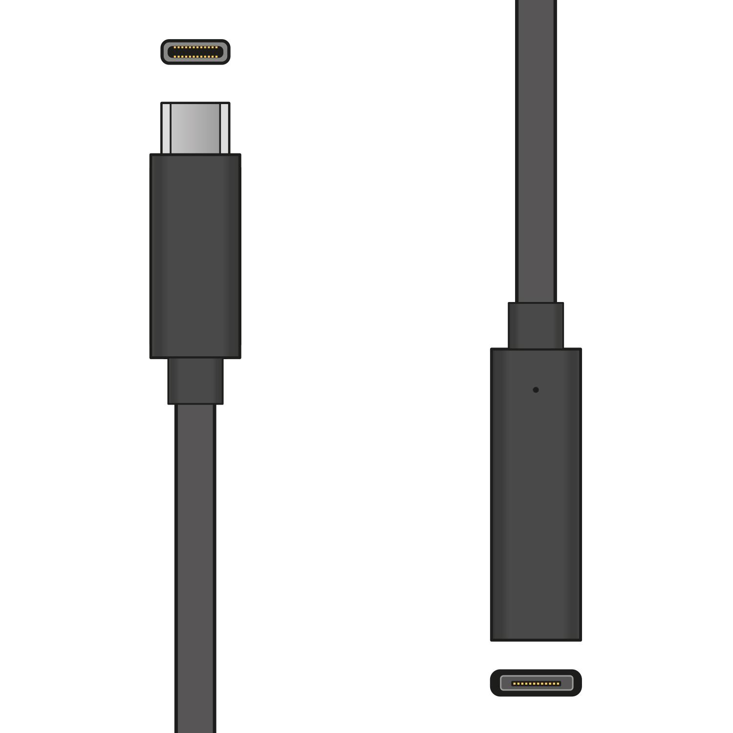 AV:Link USB 3.0 Type-C Plug to Type-C Socket Lead 1.5m - 113.023UK