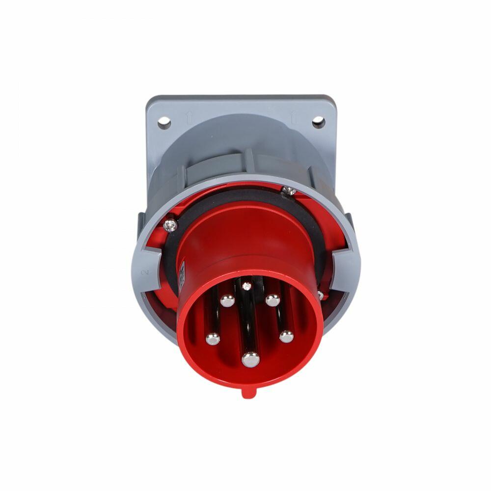 PCE 63A 415V 3P+N+E Angled Panel Inlet (735-6)