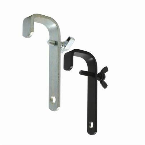 Doughty T2010701, Standard 50mm Straight Hook Clamp, BLACK