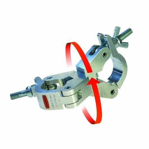 Doughty T58030 - Slimline Swivel Coupler Polished Aluminium