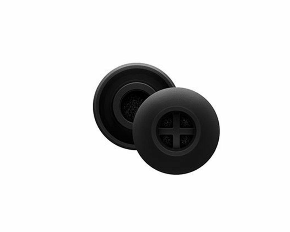 Sennheiser Silicone BLACK IEM Ear Tips Medium IE40/100/400/500 Pro (5 PAIRS)