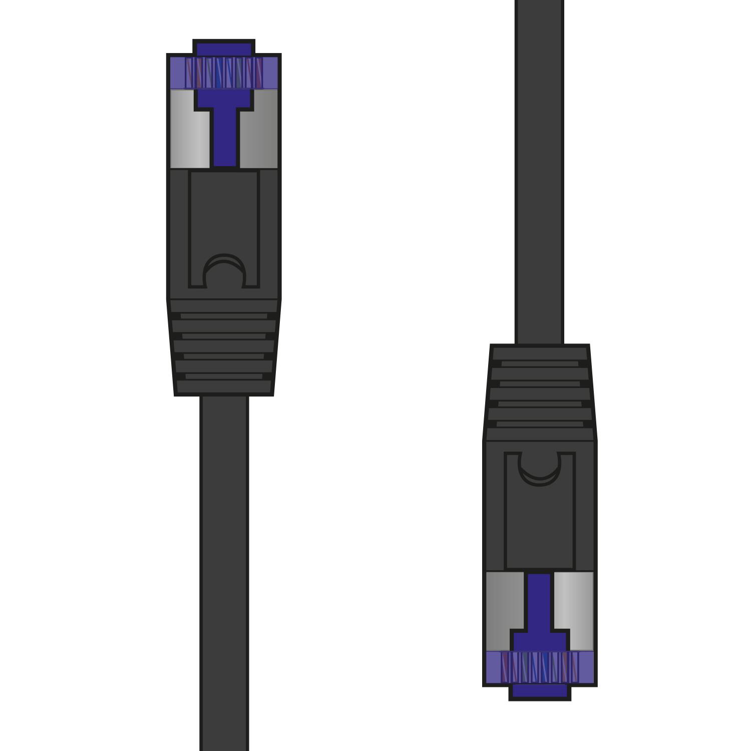 AV:Link Cat7 S/FTP RJ45 Patch Lead 10m - 113.710UK