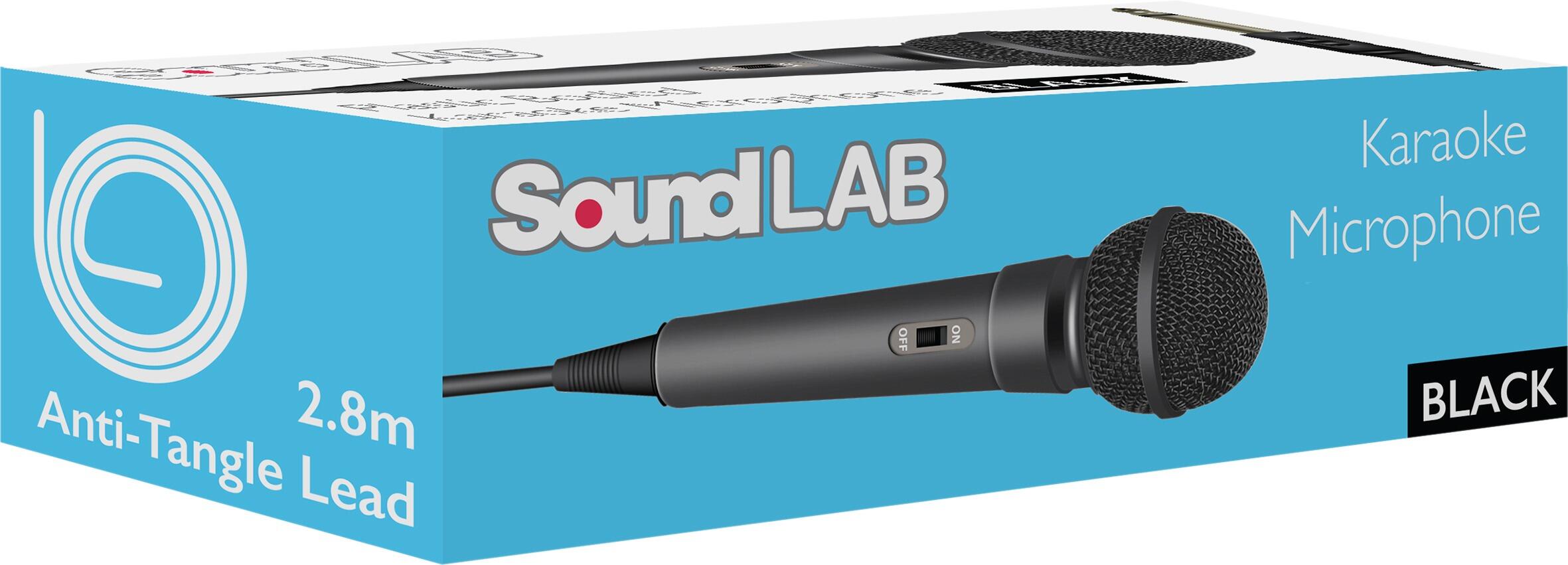 Soundlab Dynamic Karaoke Microphone With Fixed 3m 6.35mm Jack Lead ...