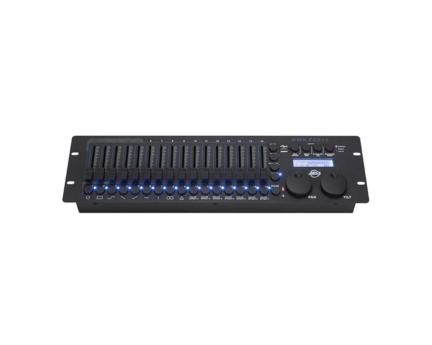 ADJ DMX FX512 Rackmount DMX Lighting Controller 1 Universe 3U