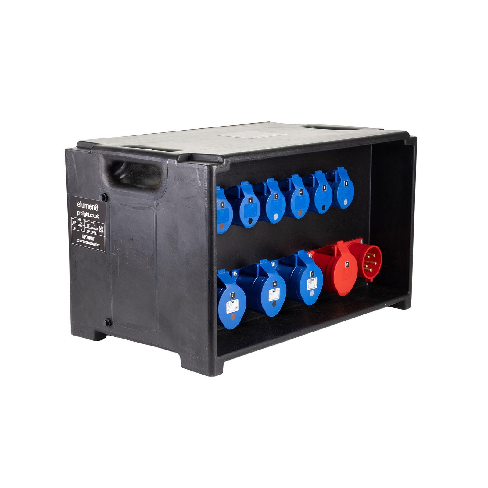 Elumen8 MERZ Distribution Box 32A 3PH to 32A/16A RCBO