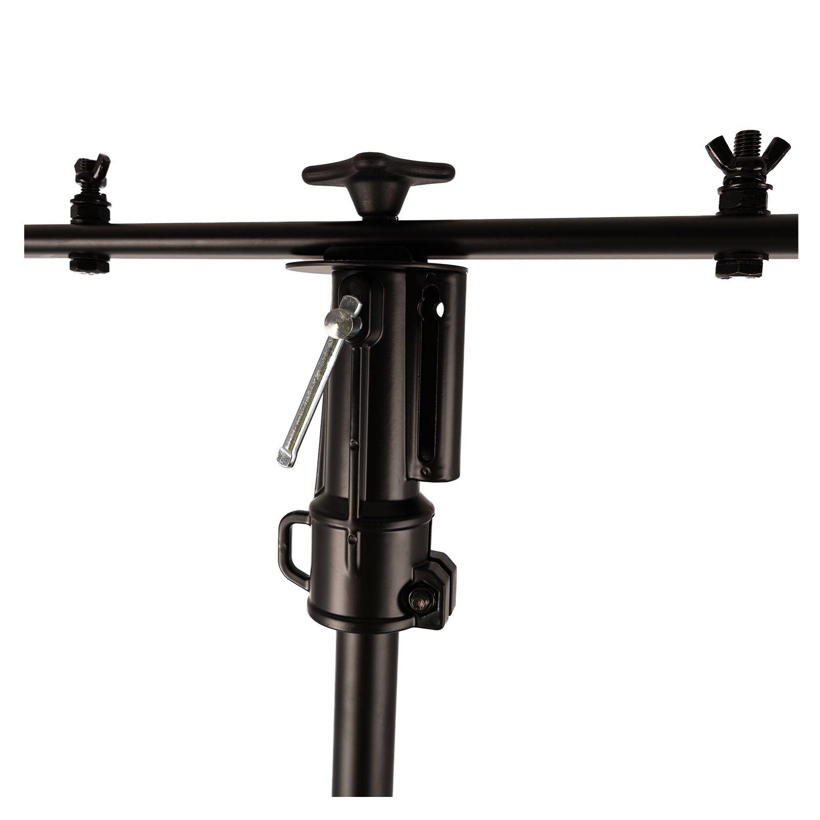 Section Light Stand Equinox Black 3 Section Lighting Stand