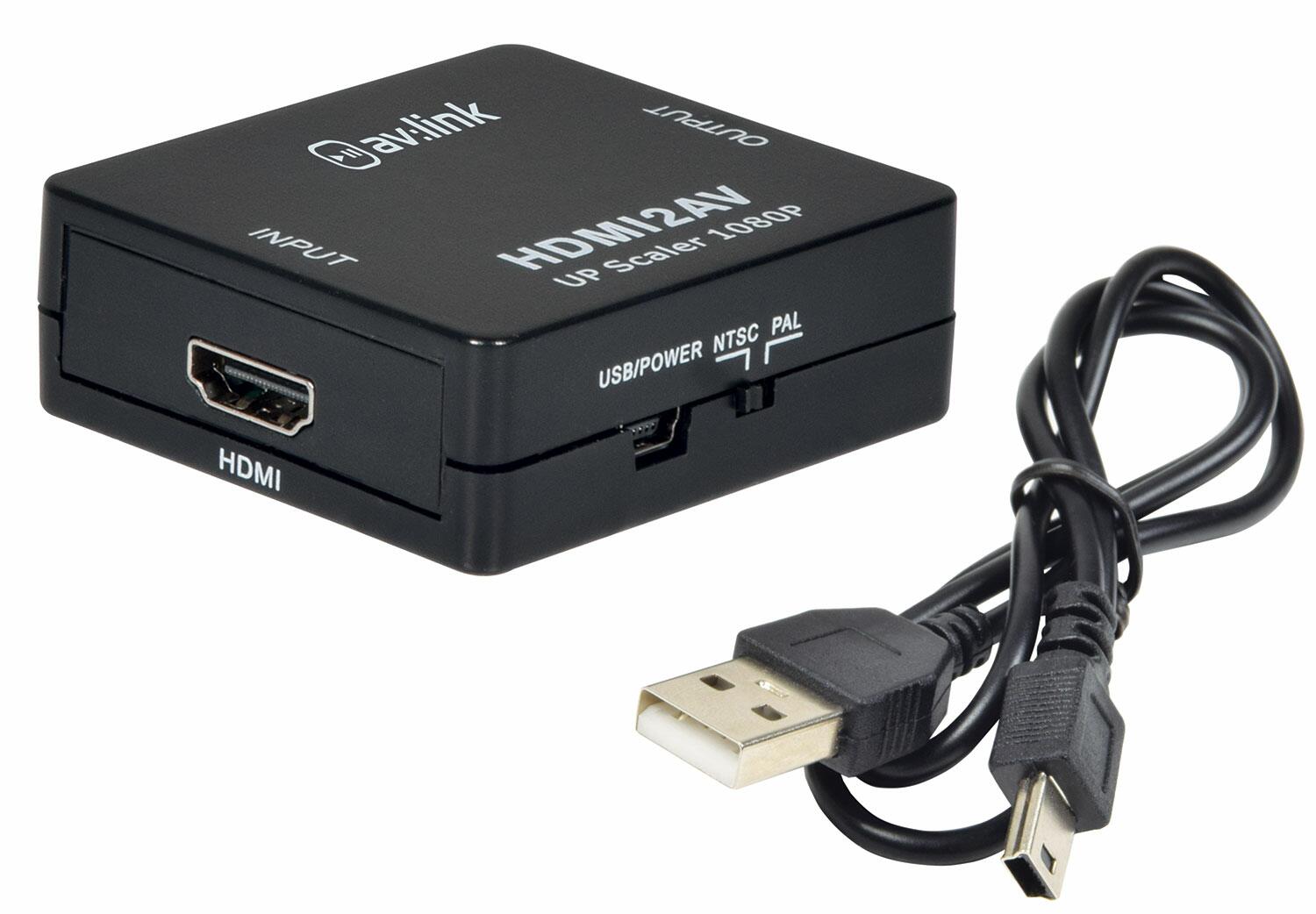 AV:Link HDMI to Composite RCA AV Converter - 128.512UK