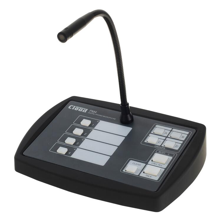 Cloud PM4 - Four Zone Digital Paging Microphone