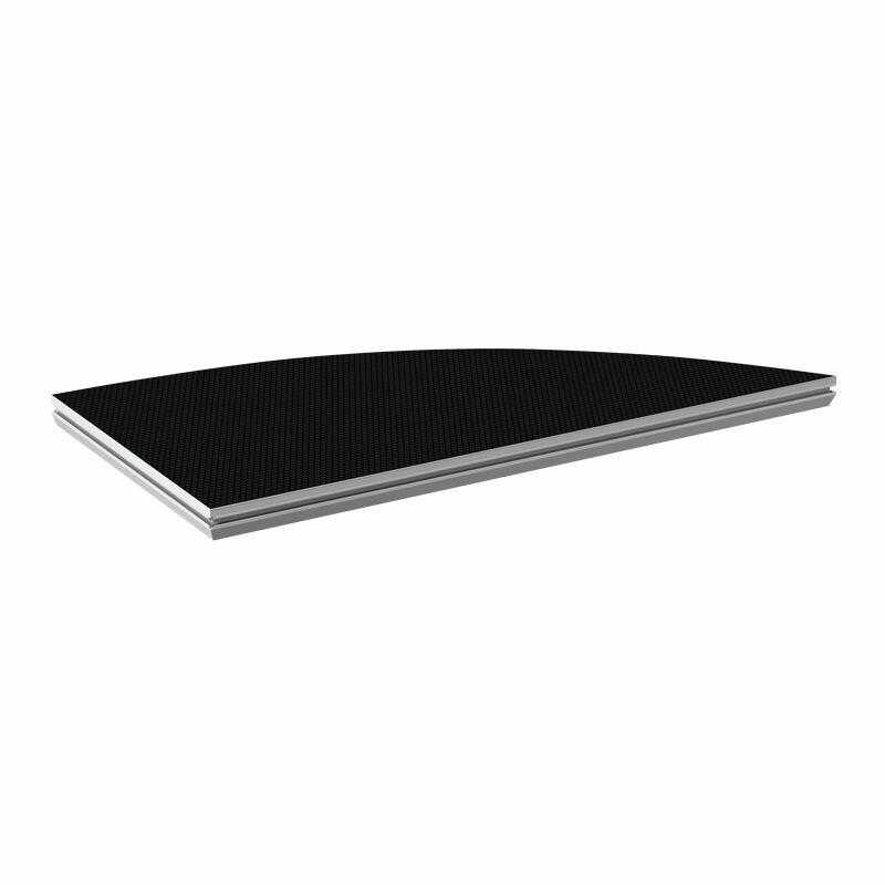 Global Truss GT Stage Deck 2 x 1m Hexa R/H Quadrant Stage Platform - GL6088A