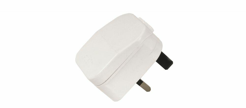 Mercury ECP5AW European converter plug - White - 429.821UK