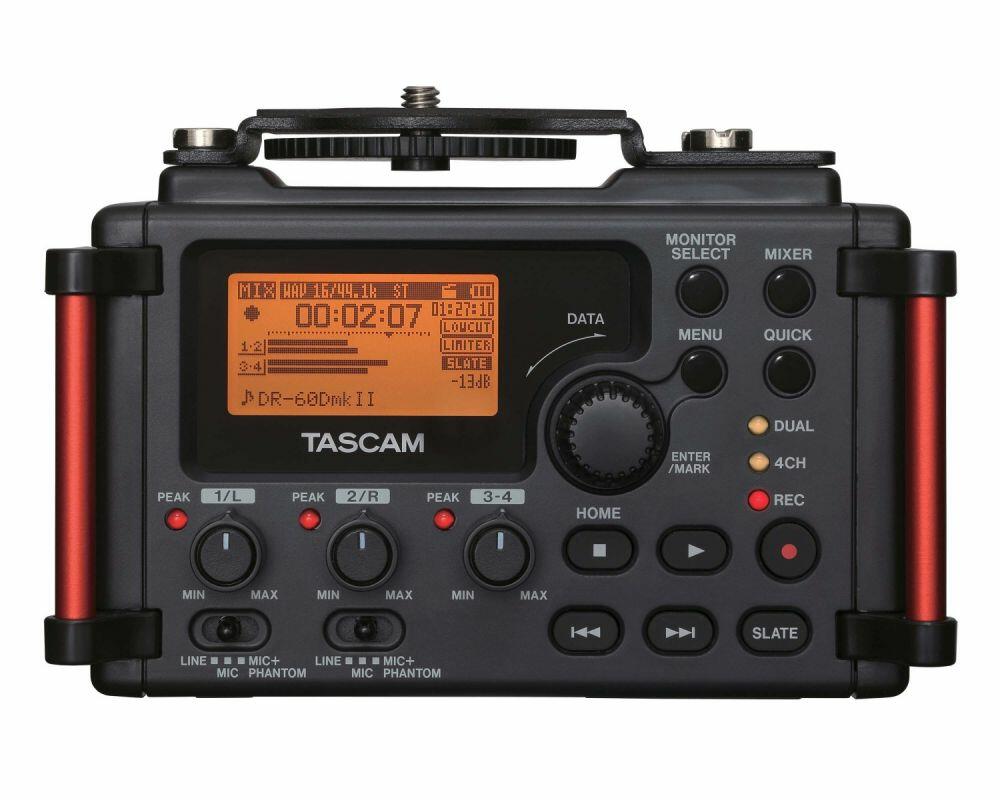 Tascam DR-60DMKII 4-Track Audio Recorder for DSLR Cameras