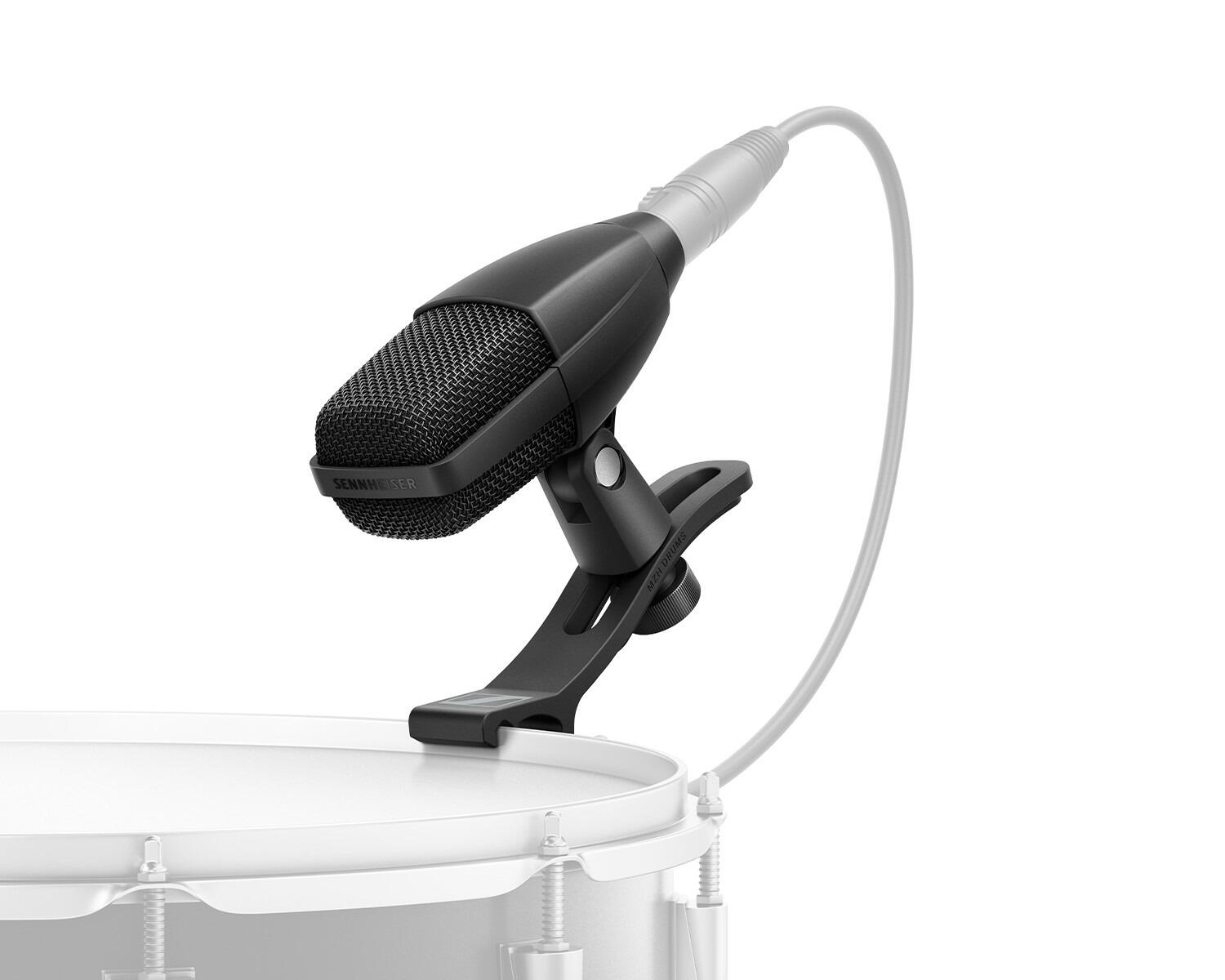 Sennheiser MD 421 Kompact + Drum Clamp Dynamic Cardioid Mic for