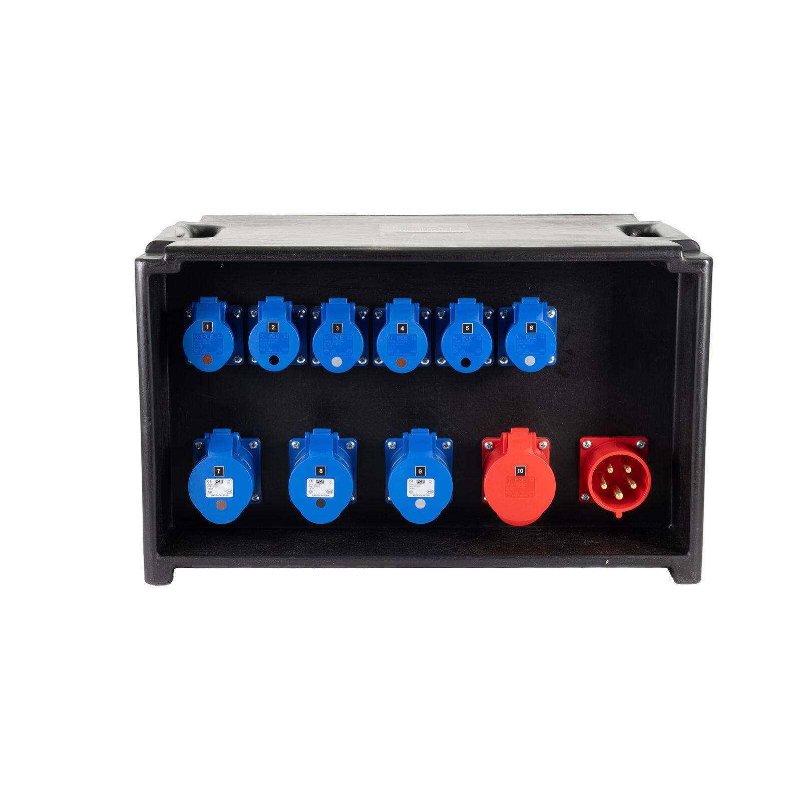 32a Command Distribution Box Elumen8 MERZ Distribution Box 32A 3PH to 32A/16A RCBO