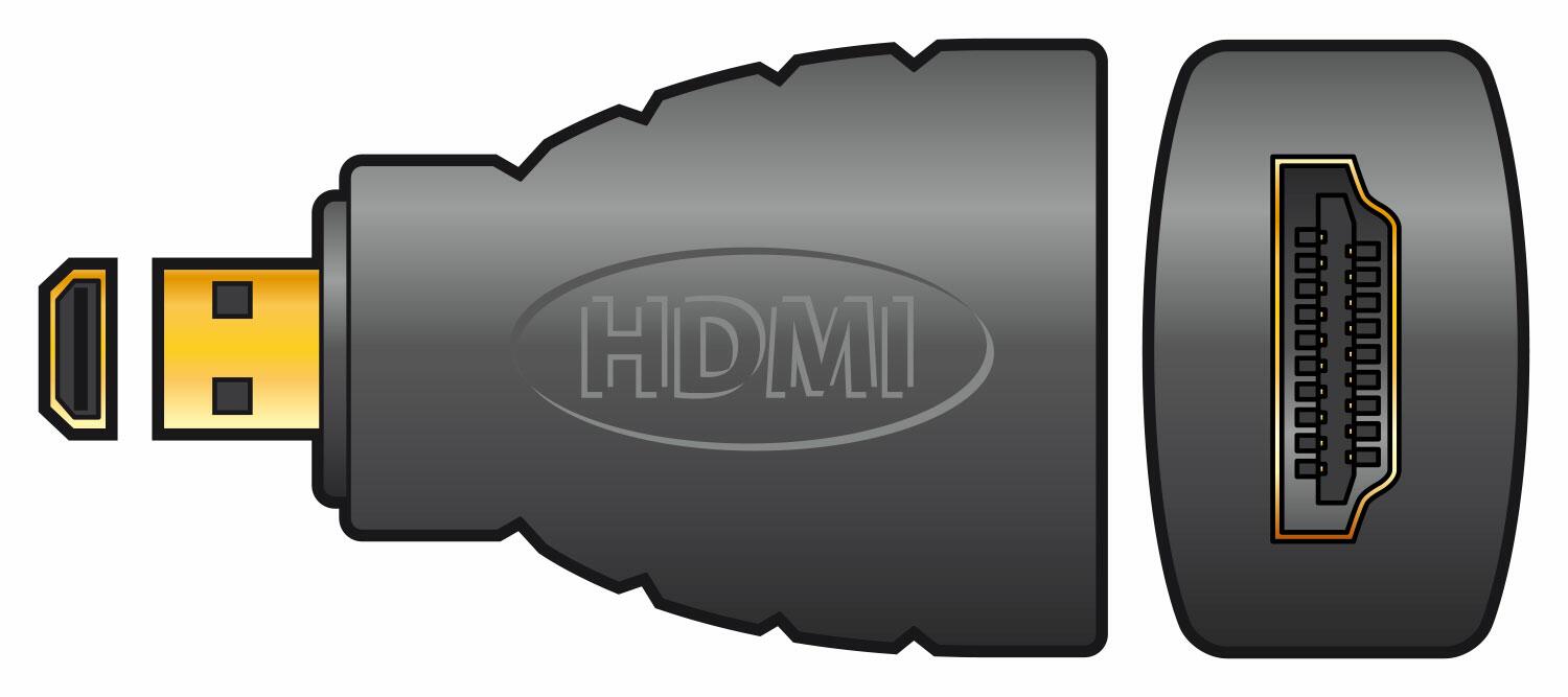 AV:Link HDMI socket to HDMI micro plug adaptor - 122.413UK