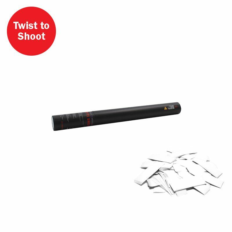 Equinox Handheld Confetti Cannon 50cm White