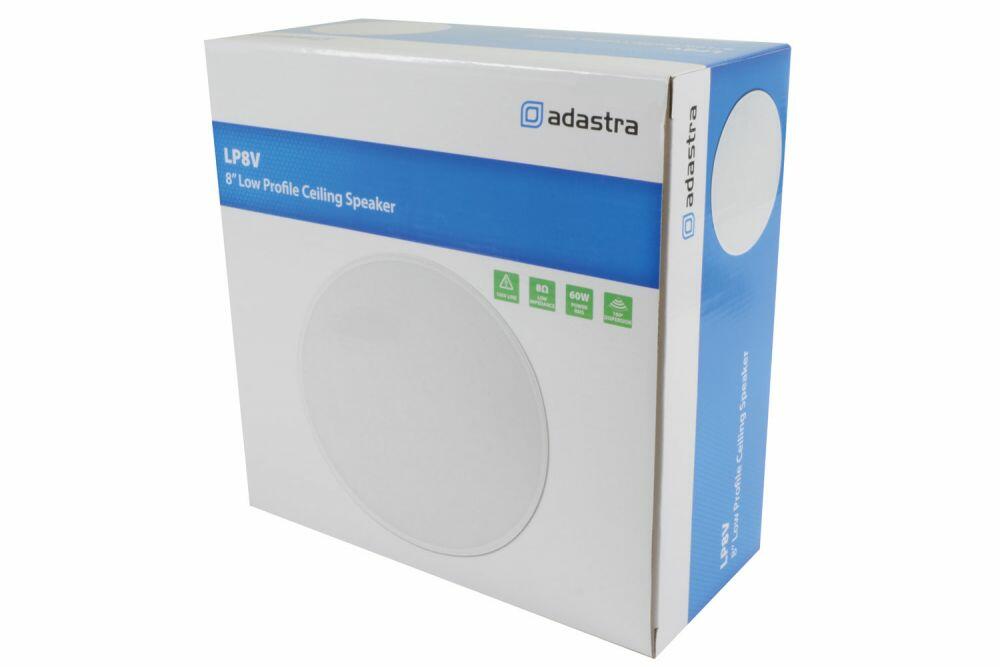 Adastra 2 Way 8" Low Profile 100V Line Ceiling Speaker - DJ Solutions Store