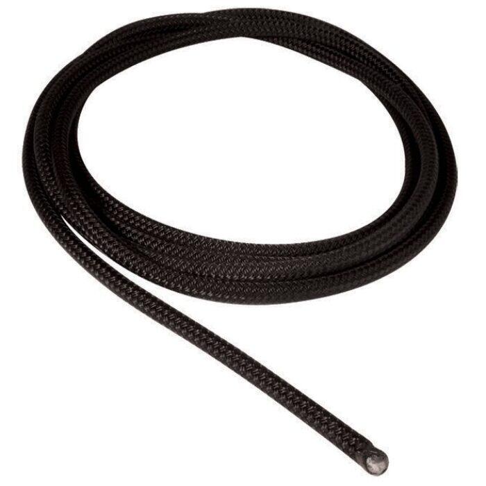 Doughty T63780 8mm Hauling Line 50m, black