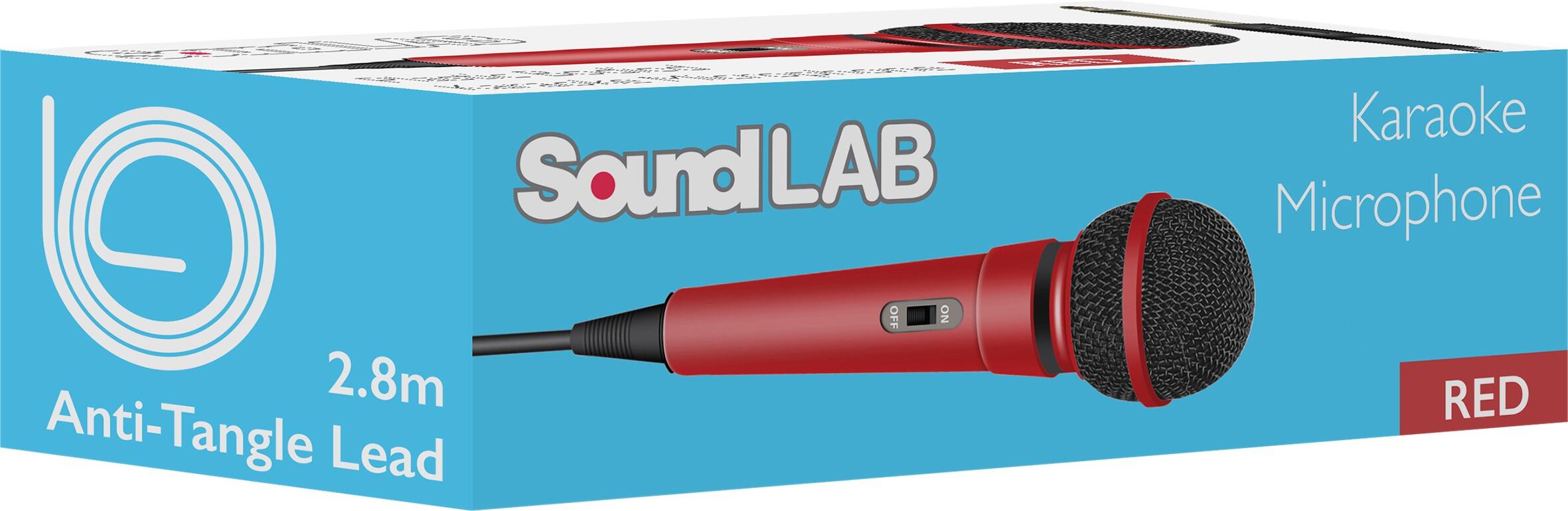Soundlab Dynamic Karaoke Microphone With Fixed 3m 6.35mm Jack Lead ...
