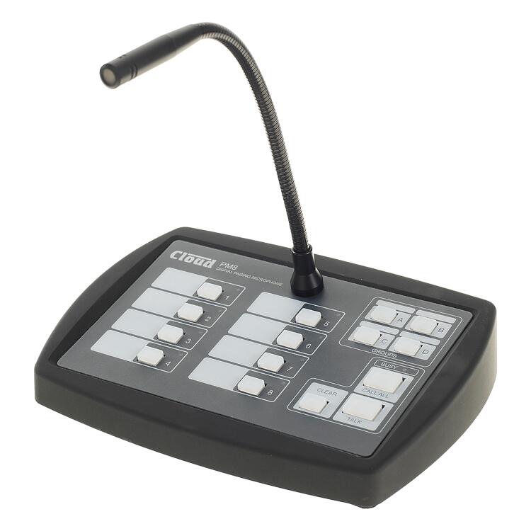 Cloud PM8 - Cloud Eight Zone Digital Paging Microphone