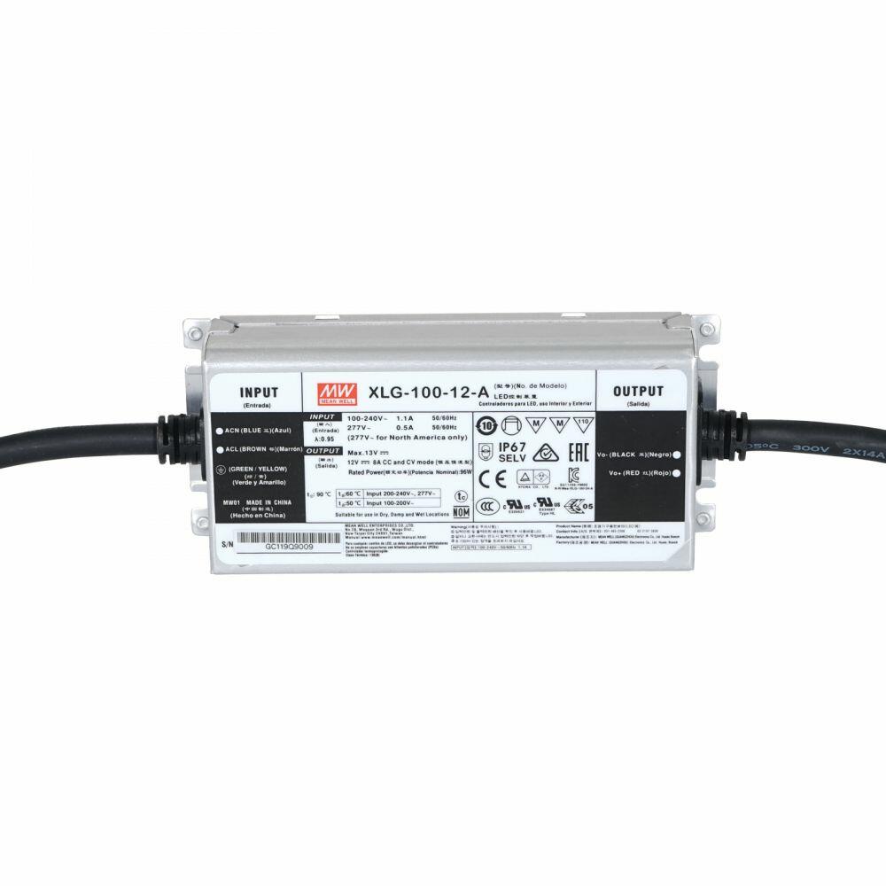 LEDJ Visio Meanwell XLG-100-12-A 12Vdc 8A LED Power Supply, LEDC255