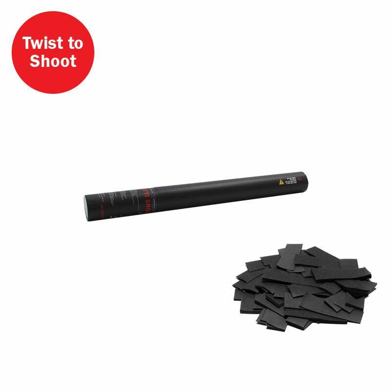 Equinox Handheld Confetti Cannon 50cm Black