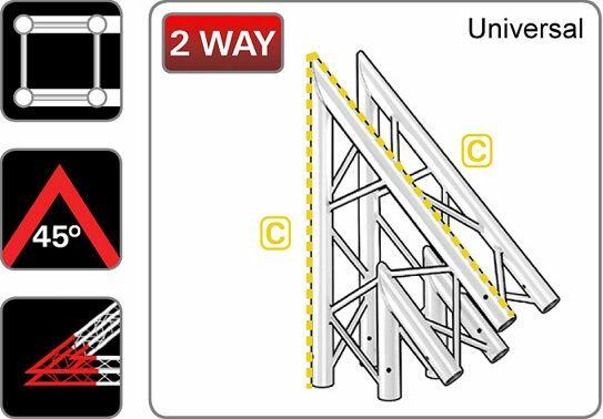 Trilite 1QDJ245 Quad Truss Junction
