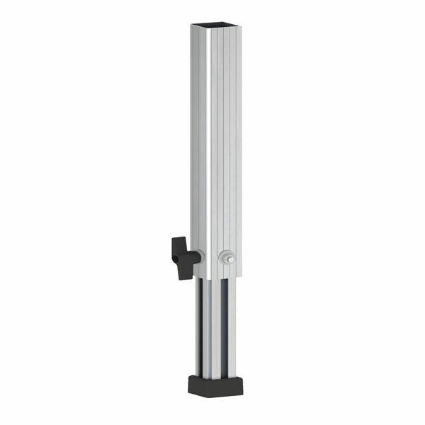 Showgear Mammoth-D Telescopic leg 40cm - 60cm,  60x60x2mm (70665)