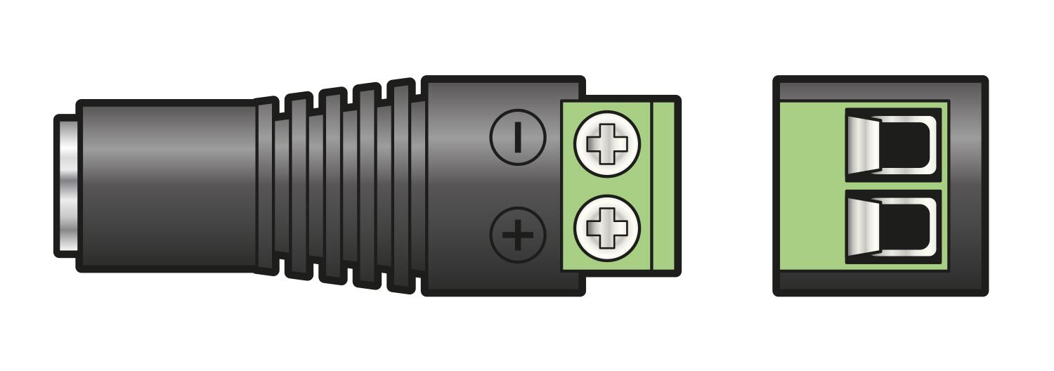 Mercury 2.5mm DC Socket Screw Terminals
