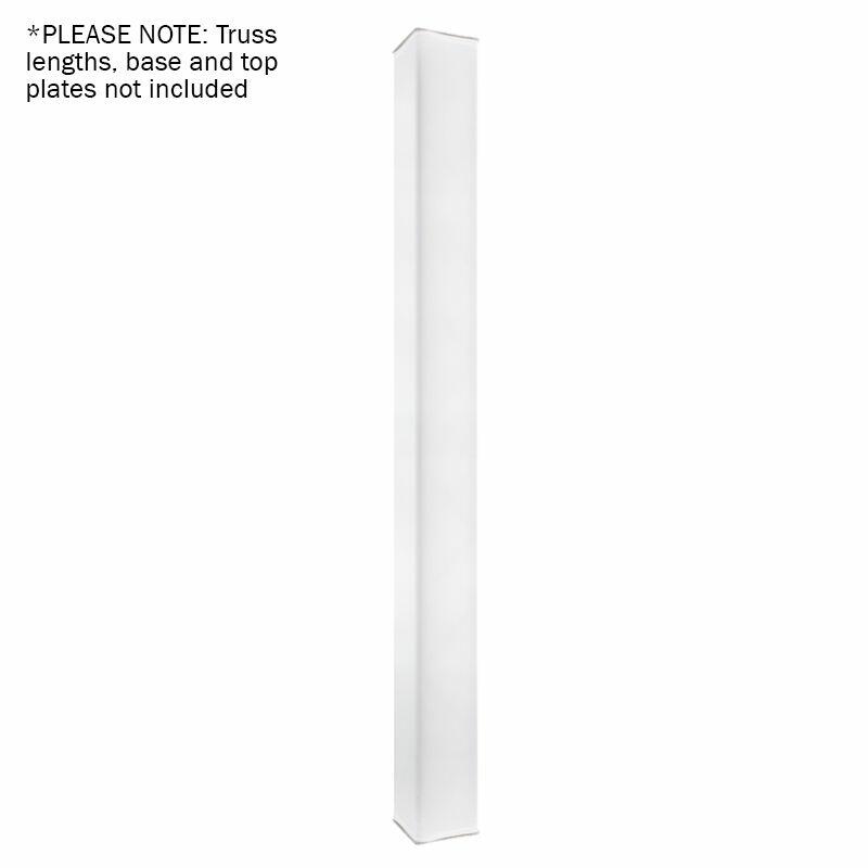 LEDJ White F24 Quad Truss Sleeve/Sock, 3m, LEDJ342