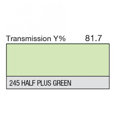 LEE Filter 245 Half Plus Green Filter Sheet, 21 x 48