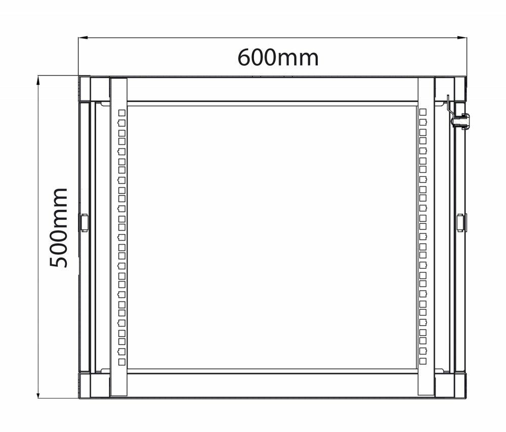 Adastra RC9U450 Rack Cabinet 9U x 450mm Deep - 953.509UK