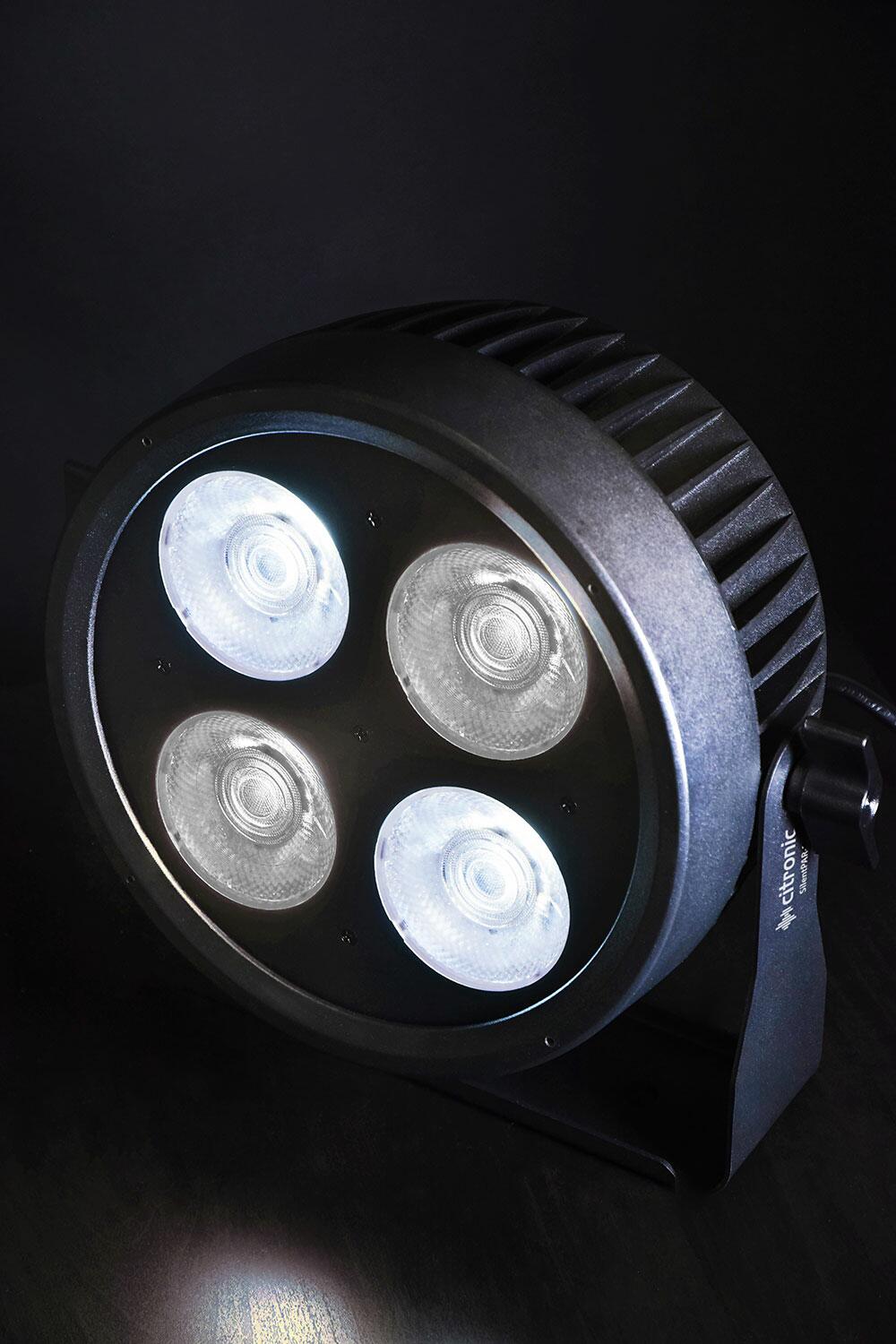 Citronic SilentPAR-200w, 4 x 50w Cool/Warm White Silent PAR Can 154.060UK
