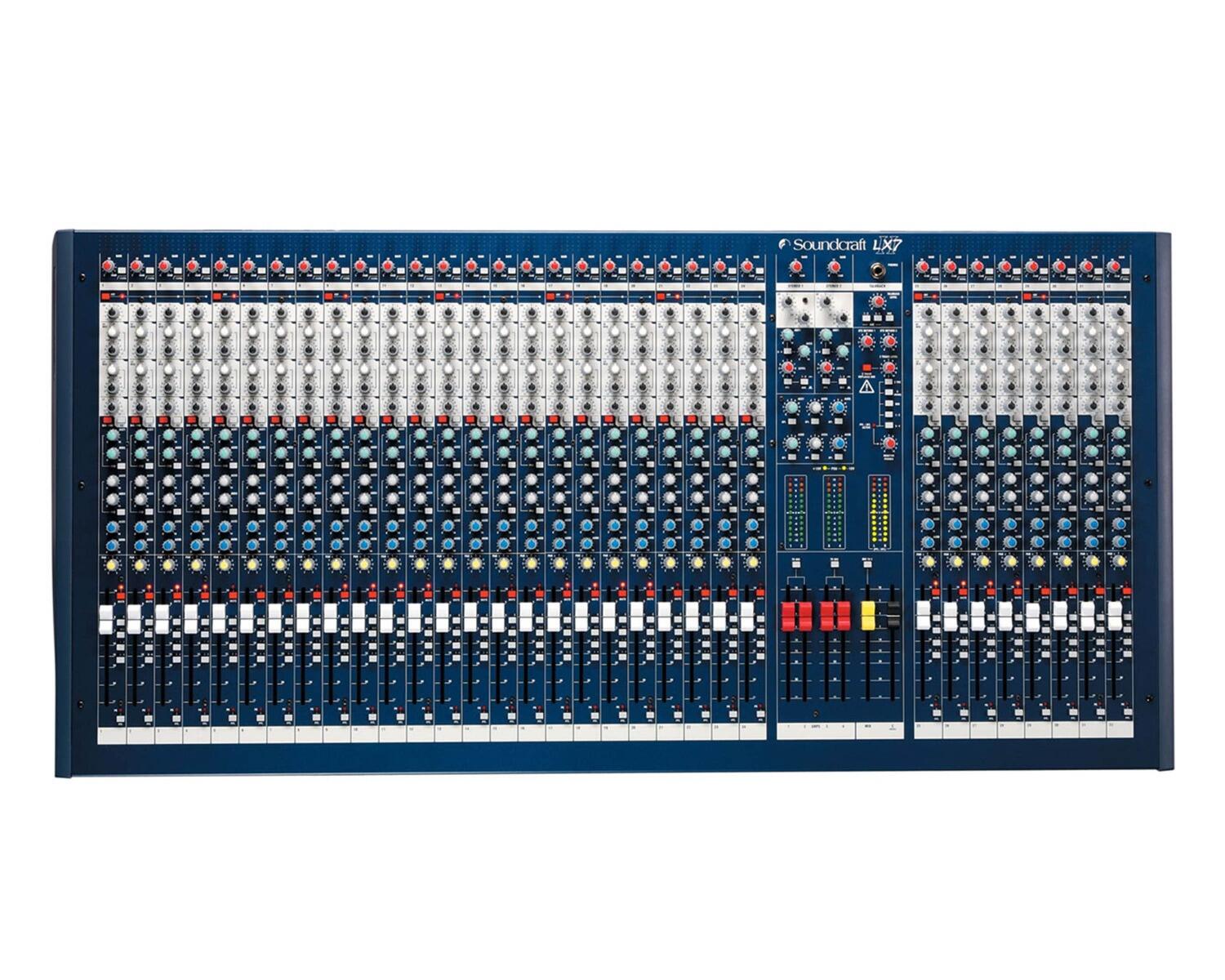 Soundcraft LX7ii 24-Channel 4-Bus/6-Aux/4-Return Live/Audio Recording ...