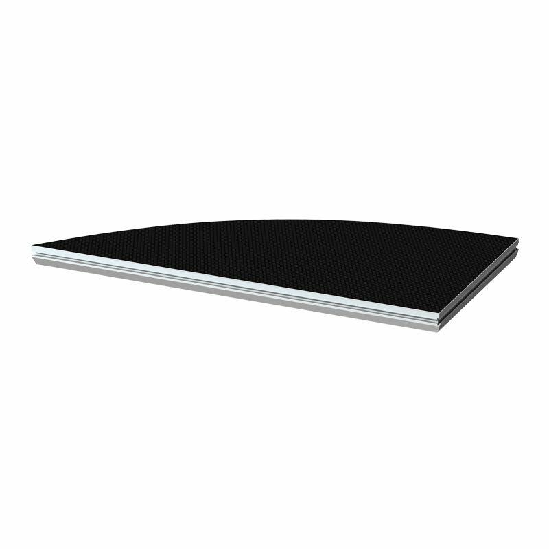 Global Truss GT Stage Deck 2 x 1m Hexa L/H Quadrant Stage Platform - GL6088