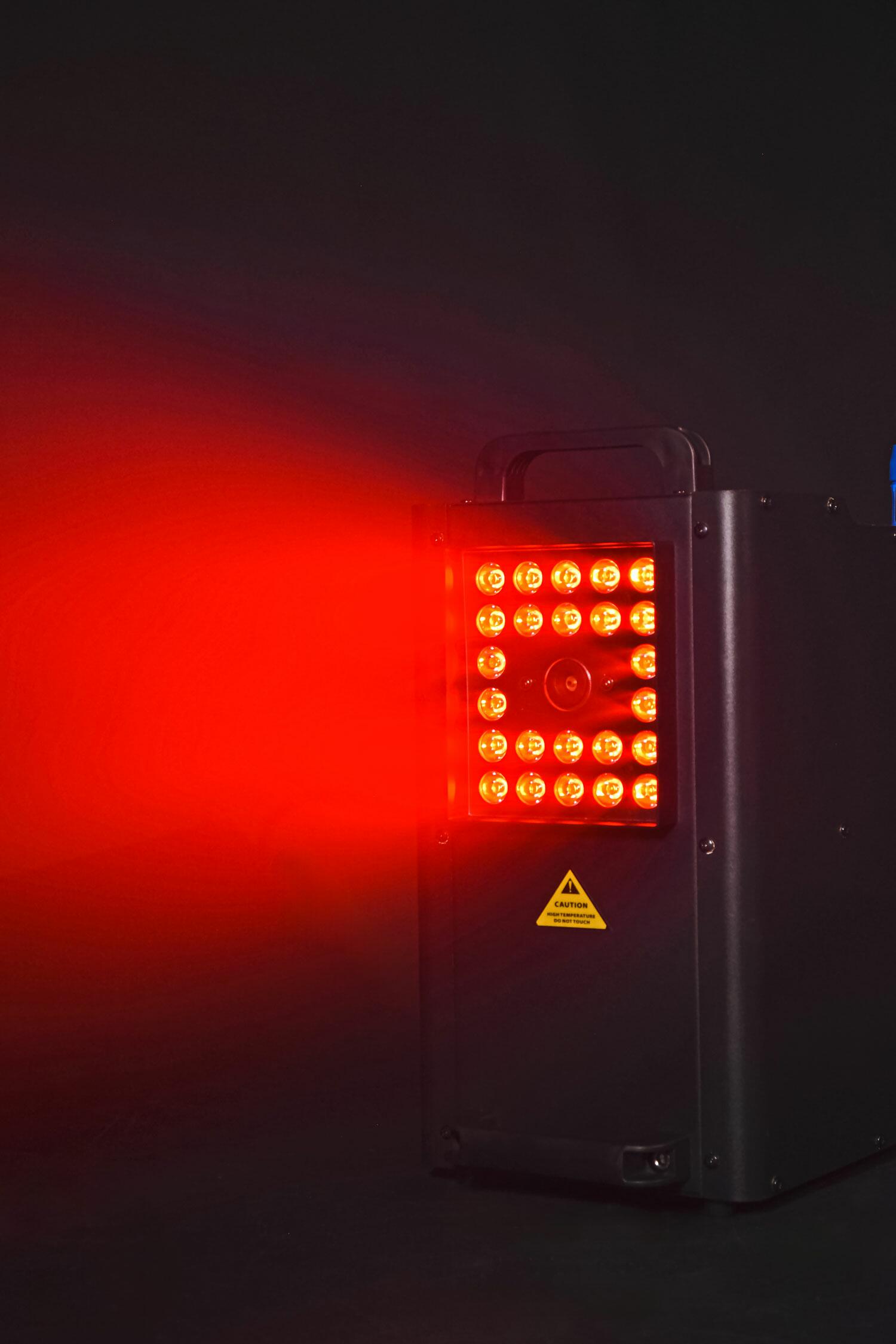 QTX 1500W Vertical/Horizontal LED Smoke Jet Machine