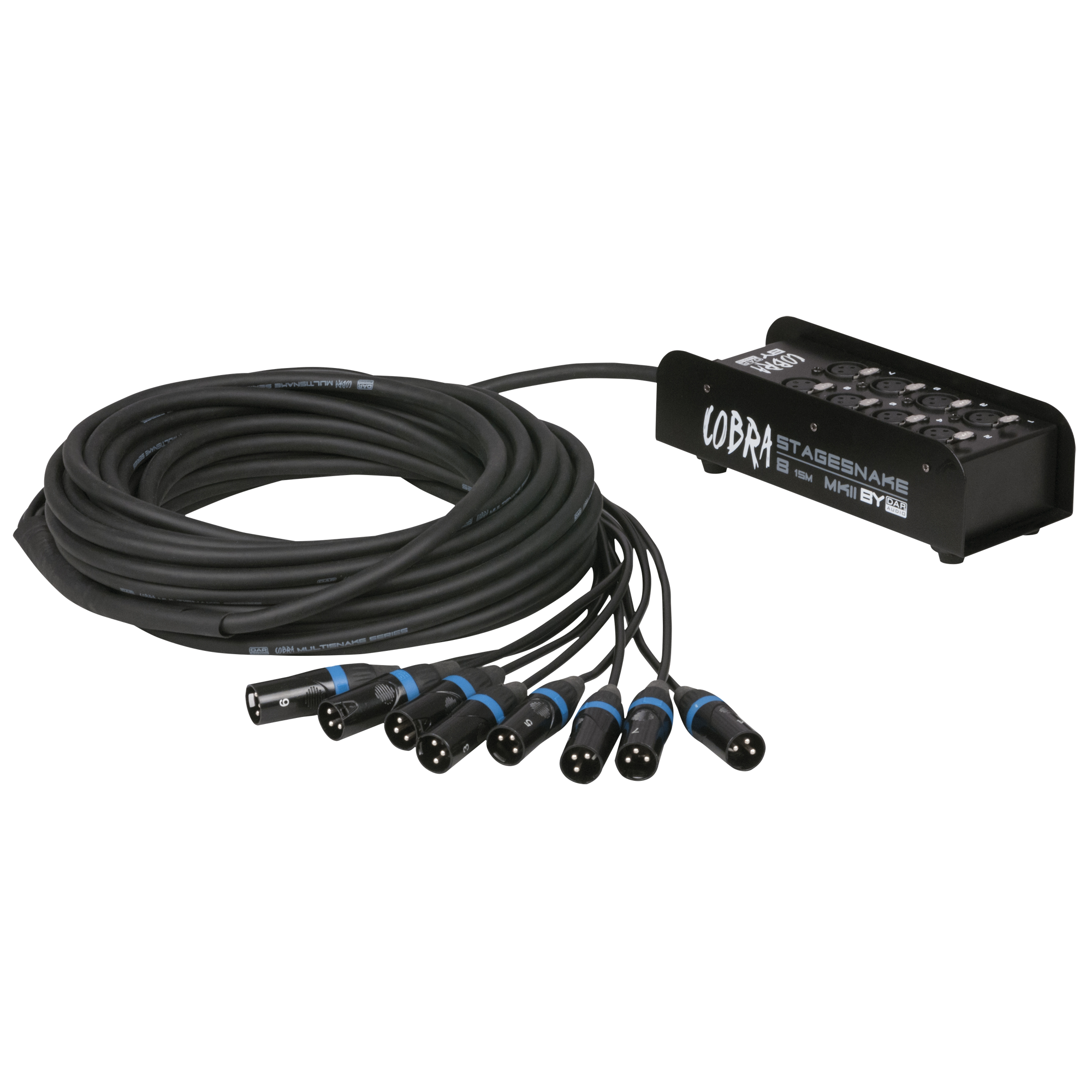 DAP CobraX 8 StageSnake - 8 Inputs - 15m