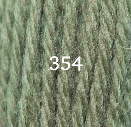 Appletons Crewel Wool (2-ply) Skein -  Grey Green 354