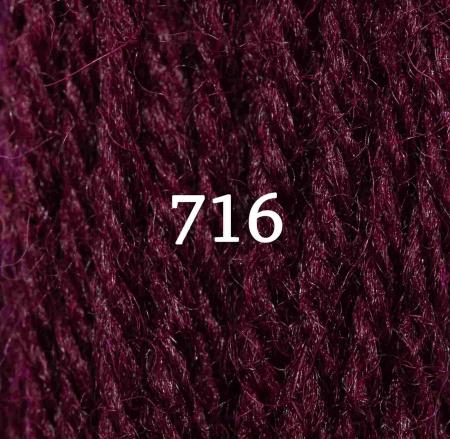 Appletons Crewel Wool (2-ply) Skein -  Wine Red 716