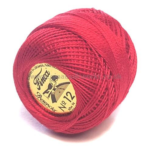 Finca Perle Cotton Ball - Size 12 - # 1895 (Dark Salmon Pink)