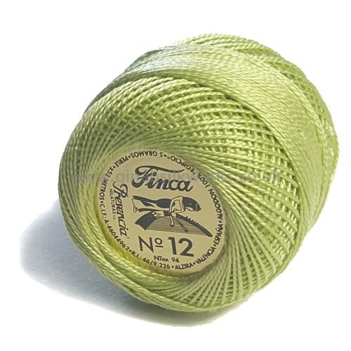 Finca Perle Cotton Ball - Size 12 - # 5224 (Straw Green)