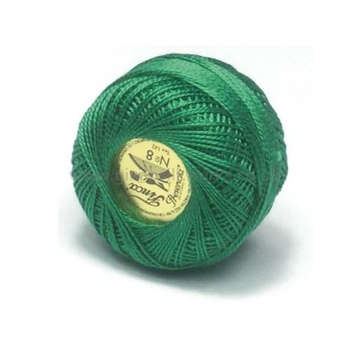Finca Perle Cotton Ball - Size 8 - # 4368 (Emerald Green)
