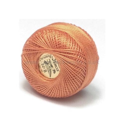 Finca Perle Cotton Ball - Size 8 - # 7636 (Peach)