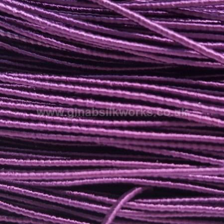 Purple - Gimp 1mm wide - Hand Spun & Dyed