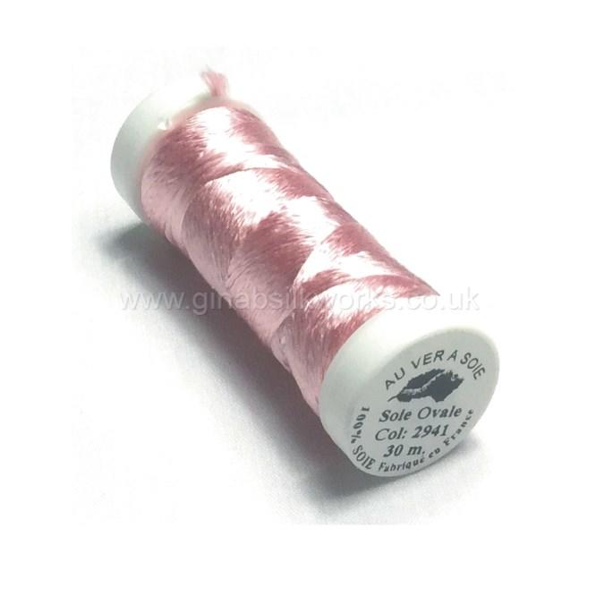 Soie Ovale Flat Filament Silk - #2941 - (Medium Pink)