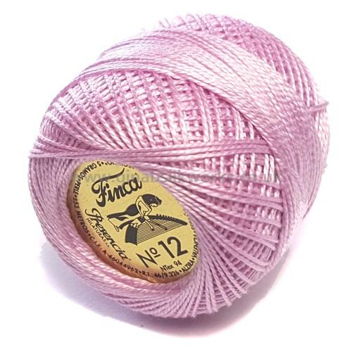 Finca Perle Cotton Ball - Size 12 - # 2394 (Pale Red Pink)