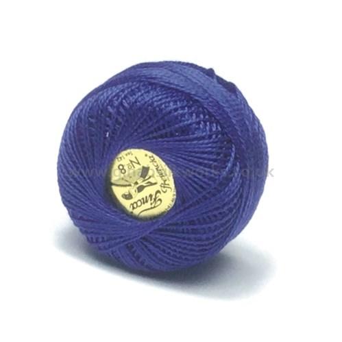 Finca Perle Cotton Ball - Size 8 - # 3411 (Royal Blue)